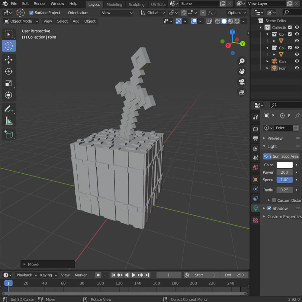 Ilustrační obrázek zprogramu Blender a 3D modelování